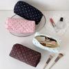 Lightweight Makeup Bag Polka Dot Stationery Storage Pouch Simple Pen Bag  Students Supplies