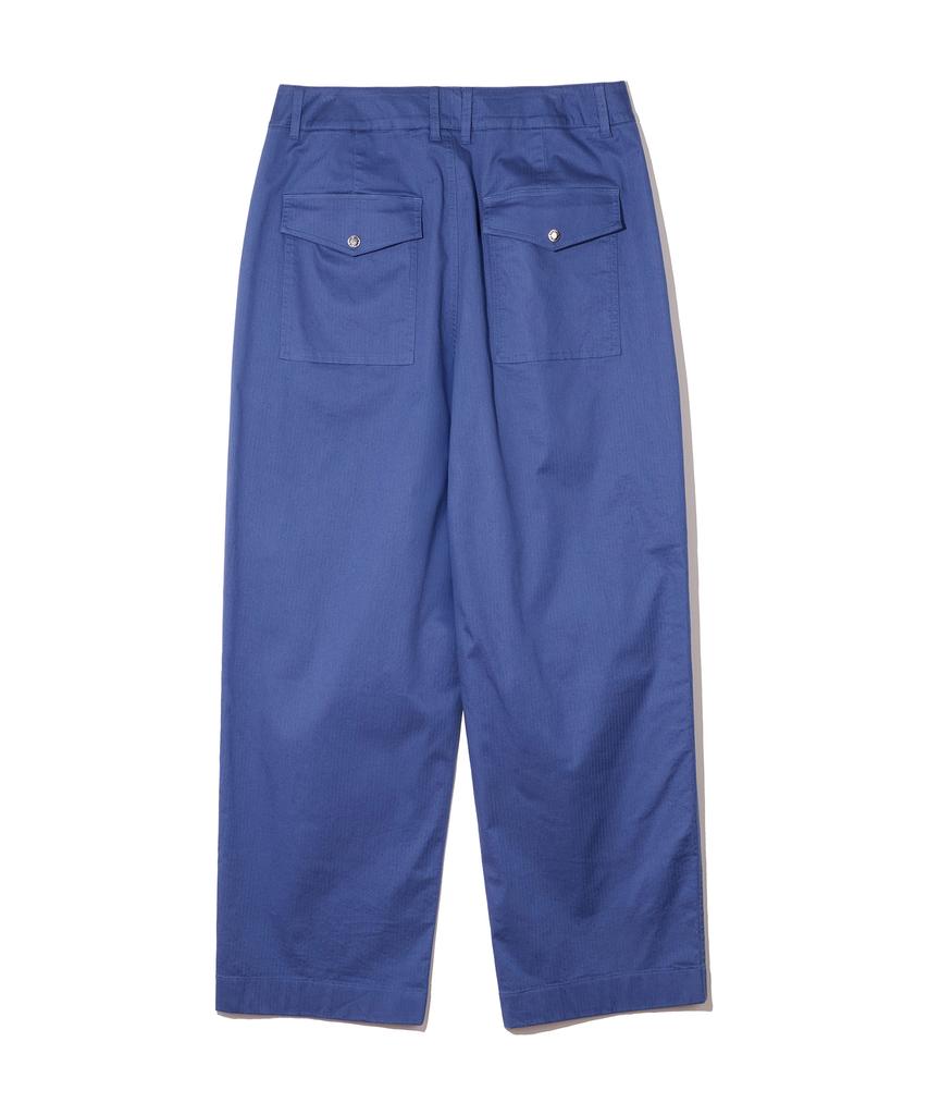 Nontaib Pocket Layered Parachute Pants (Blue)