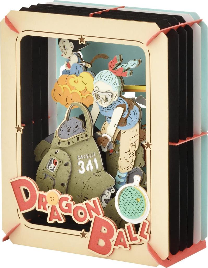 Ensky Dragon Ball Goku and Adventure approximately H100 x W80 x paper PT-255 Bulma's 2, D42mm,