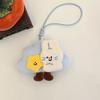 Holiday Gifts Mid-Autumn Festival Cartoon Plush Doll Creative Stuffed Bunny Keychain Bag Pendant Cute Hanging Decoration
