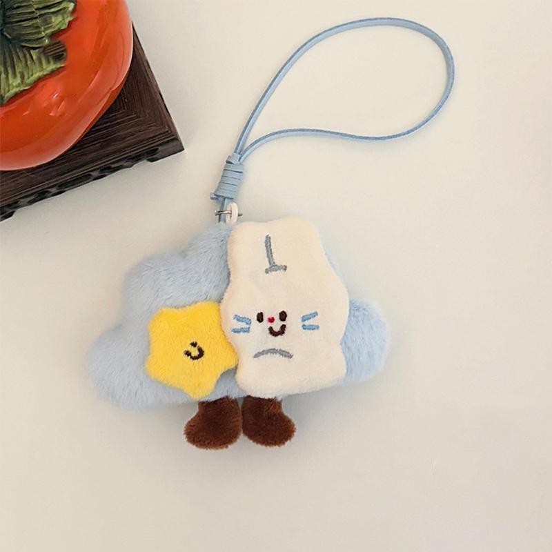 Mid-Autumn Cartoon Character Pendant,Cute Plush Toy Keychain,Mooncake Rabbit Decoration