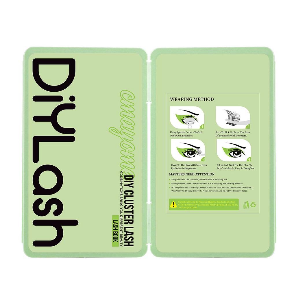 Diy Single Cluster Oblique Flying Hair Large Capacity Eyelash Book Natural Thick D Song Segmented False Eyelashes
