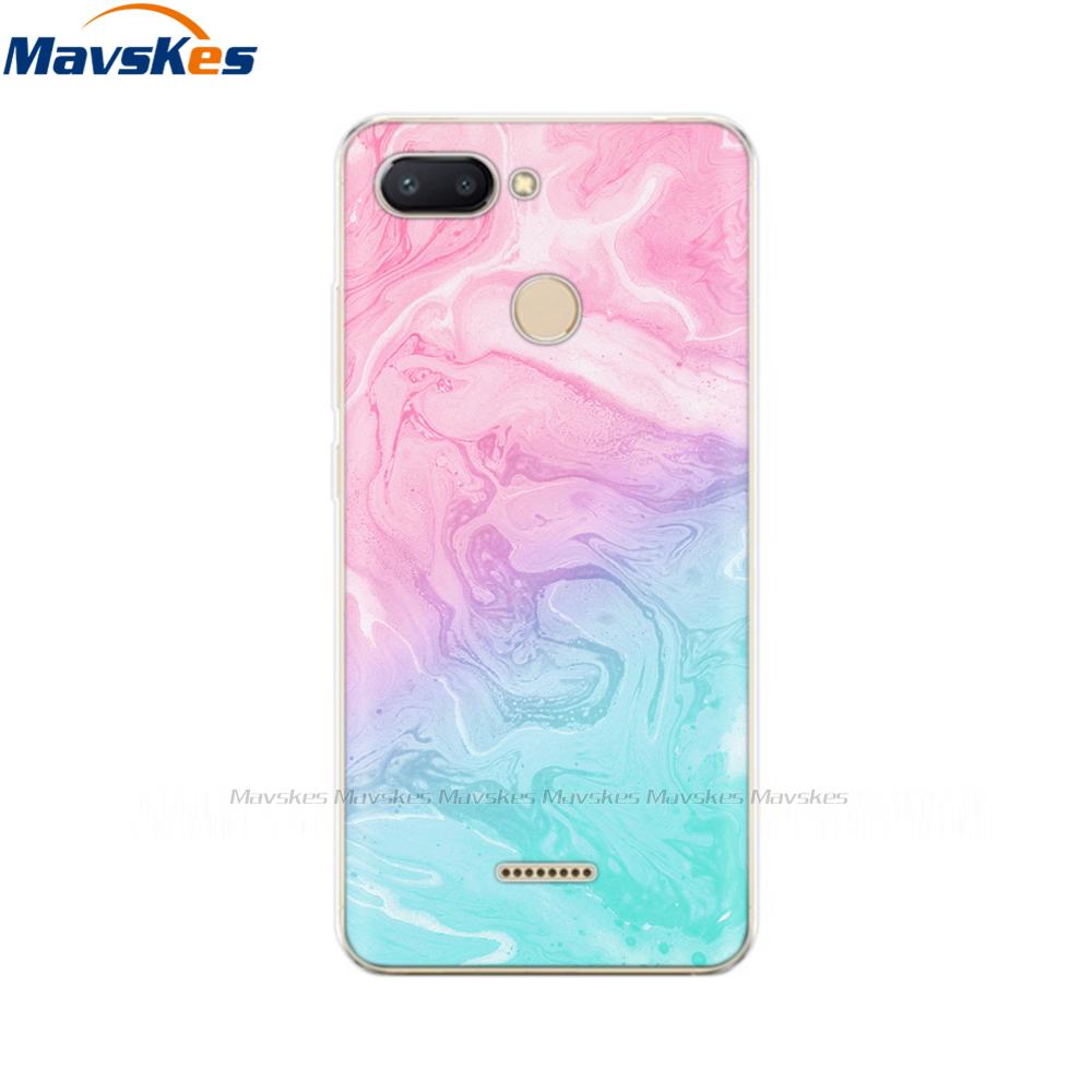 Silicone Cover for Xiaomi Redmi 6 Case Full Protection Soft Tpu Back Cover Phone Case for Xiaomi Redmi 6 Redmi6 Bumper Coque Bag
