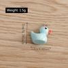 50 Pcs Diy Resin Duck Pendant Cute Animal Charms for Necklace Bracelet and Keychain Couple Family Keychain Pendant