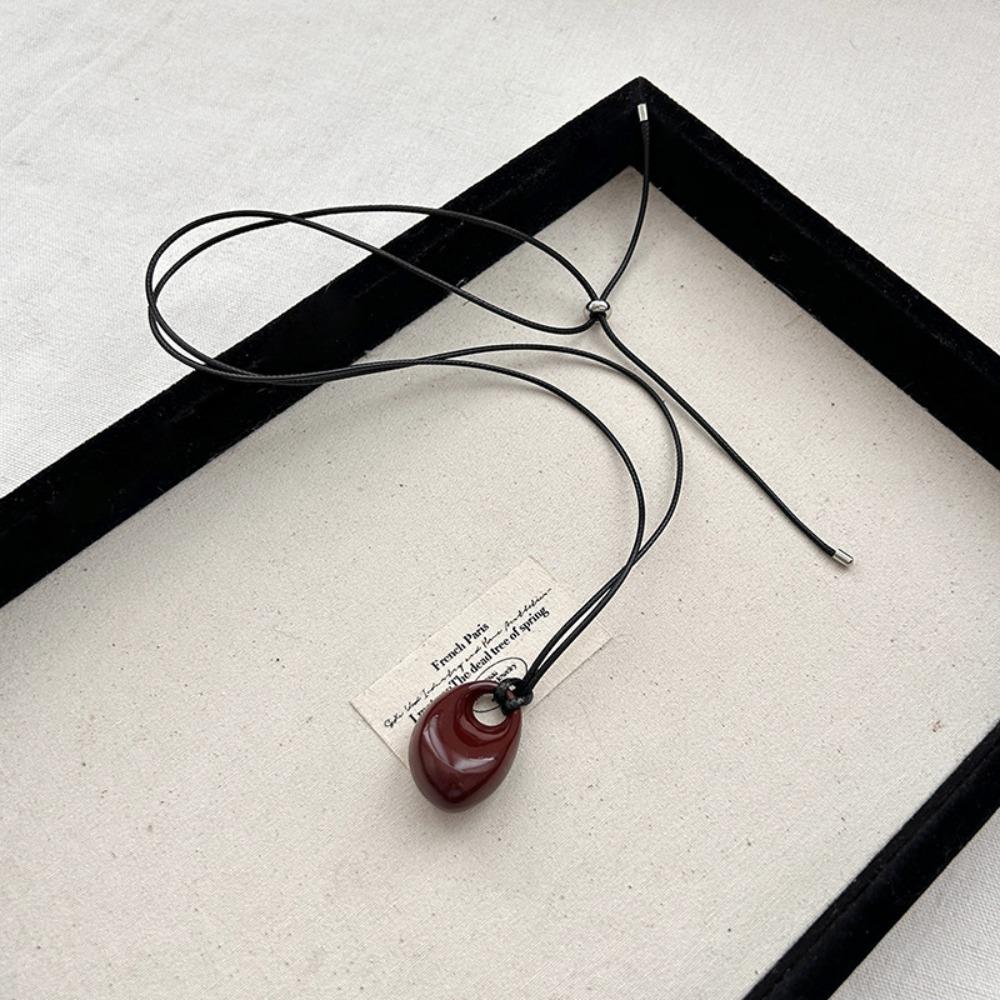 Unregelmäßiges Design Anhänger Halskette Verstellbare Länge Schlüsselbein Kette Vintage Halskette Für Frauen