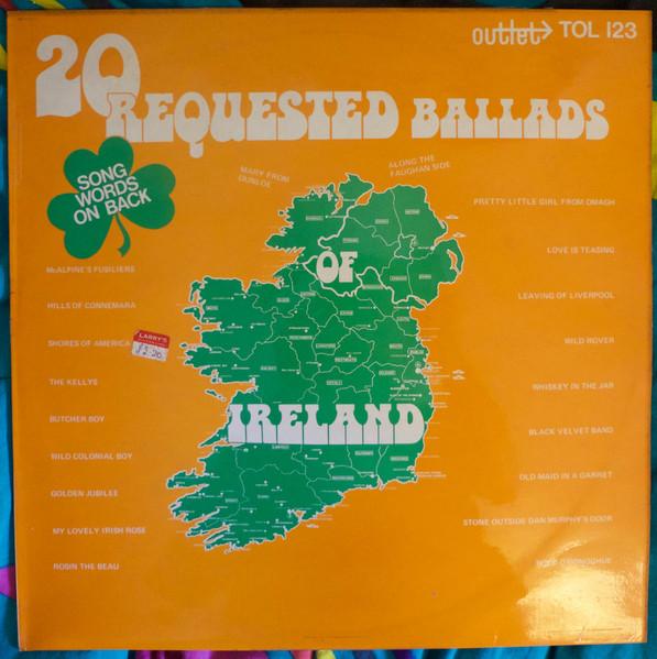 

LP Record VARIOUS - 20 Requested Ballads Of Ireland TOL123 Outlet 1974 UK Folk Used