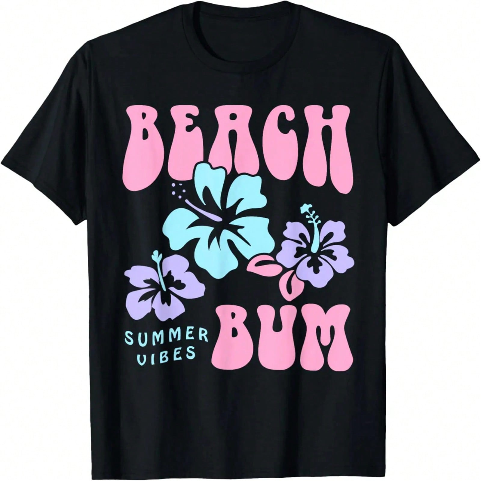 Coconut  Beach Bum Pastel Graphic  Beach 90s Retro T-Shirt S разноцветный