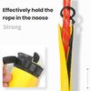 Rope Cover Portable Anti-Wear Climbing Rope Protector Sleeve with Fastener Tape Firmly Fixed Foldable Rope Protector Accessory