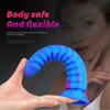 Dragon Scale Mixed Color Mini Simulation Penis Double Layer Liquid Silicone Giant Super Thick Female Sex Toys