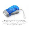 Outdoor Hand Pressing Dynamo Crank Power Flashlight Camping Supplies Hand Crank Charger Camping Light  Portable LED Flashlight