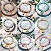 Fairy Daisy Popcorn Kralen Armband - Elegante Handgemaakte Sieraden voor Vrouwen