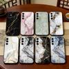 Stylish Marble Pattern Phone Case Black Silicone Soft For Samsung Galaxy A73,A72,A71,A70,A53,A52,A51