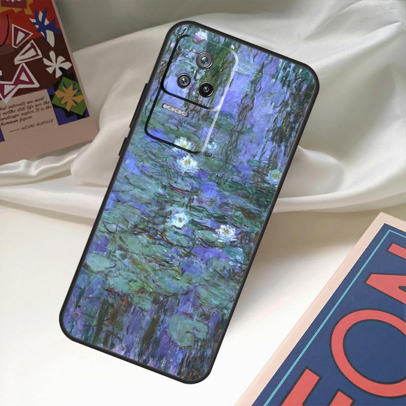 Claude Monet Kunstmalerei Hülle Für POCO X6 Pro M6 X5 X3 M5s F3 F5 Xiaomi 14 Ultra 13 12 Lite 11T 12T 13T Pro Hülle