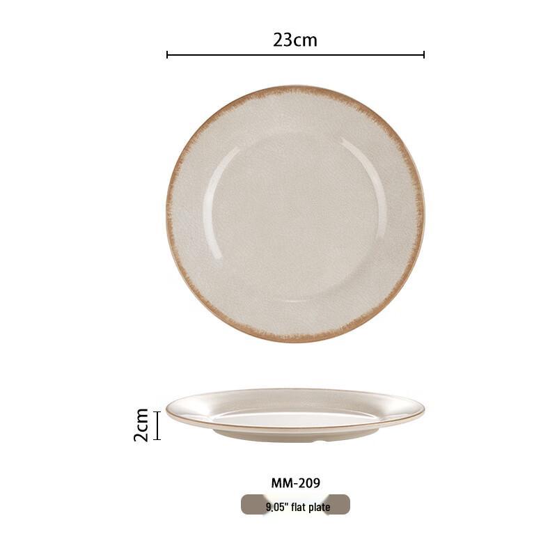 Yuzhuxun Commercial Melamine Anti-fall Dinner Plates