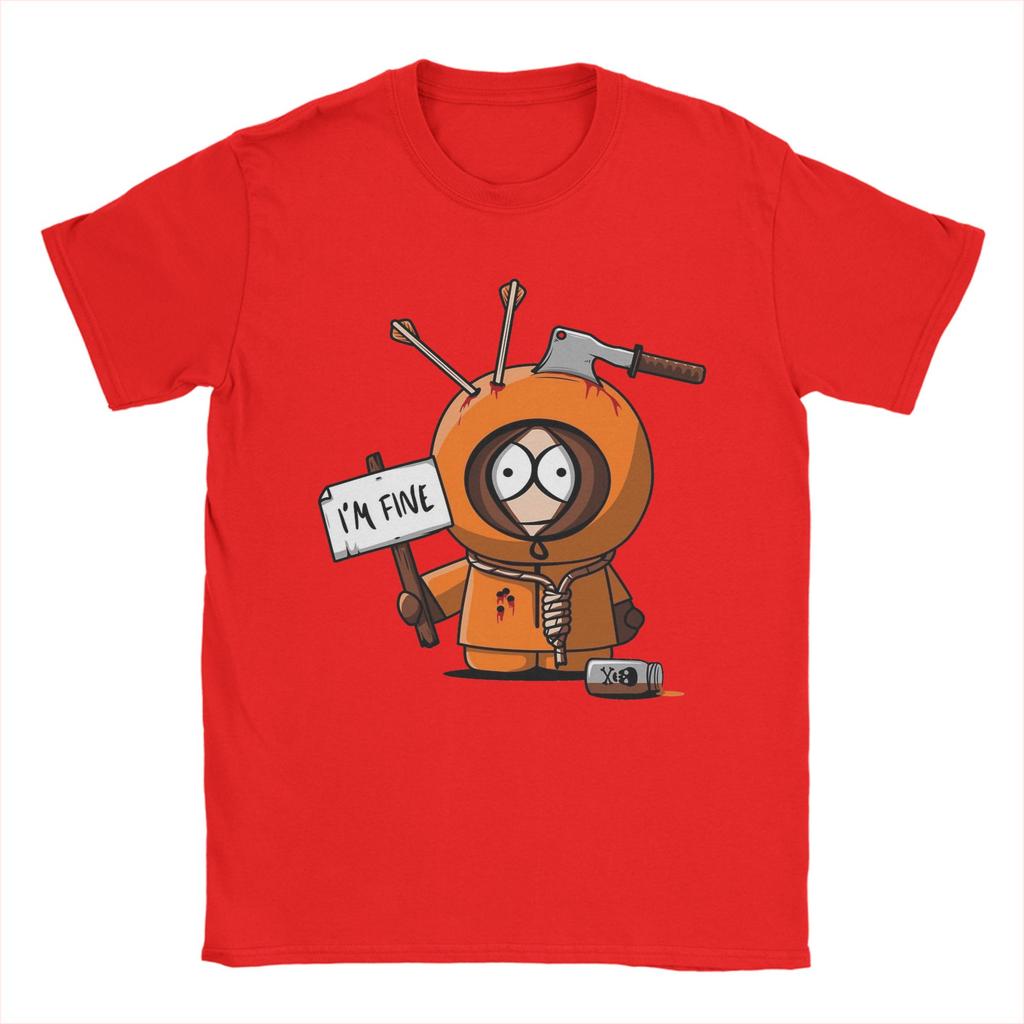 Unisex SouthParks Kenny Im Fine T-Shirts Baumwollkleidung Vintage Kurzarm Rundhals T-Shirt Geschenkidee T-Shirts