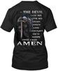 The Devil Na Saw Me With My Head Down And T Shirt Made In the USA Size S To 5XL