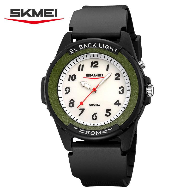 Watch youth trend simple and colorful watch men's and women's fashion fresh luminous waterproof student watch