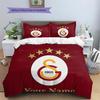 Vlastní jméno Galatasaray Pride Ložní prádlo, Sada přikrývek Povlak na přikrývku Povlak na polštář Domov Narozeninový dárek (1 * povlak na peřinu + 2 * povlak na polštář, bez jádra)