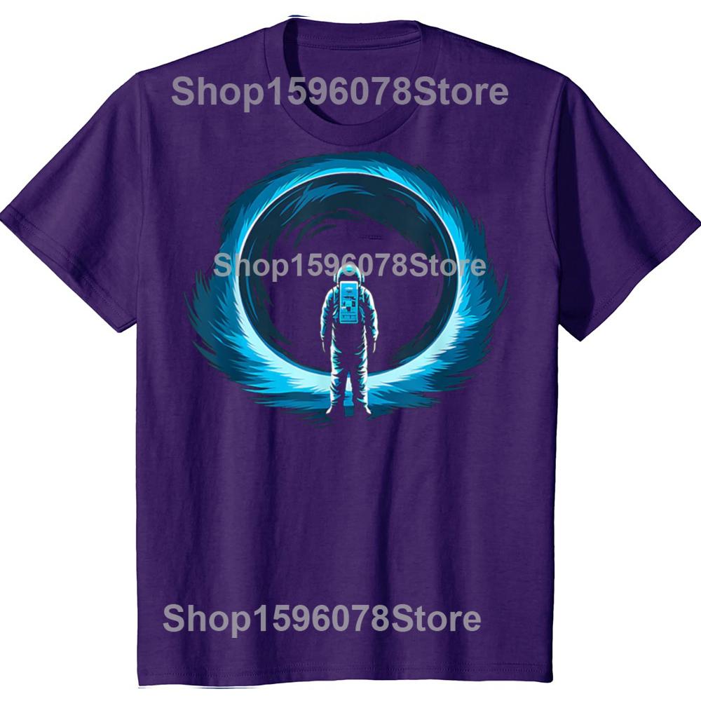

Funny Black Hole Physics Universe Graphic T Shirts Men Cotton Humor Streetwear Tee Shirt Short Sleeve Unisex Loose Clothing 4XL