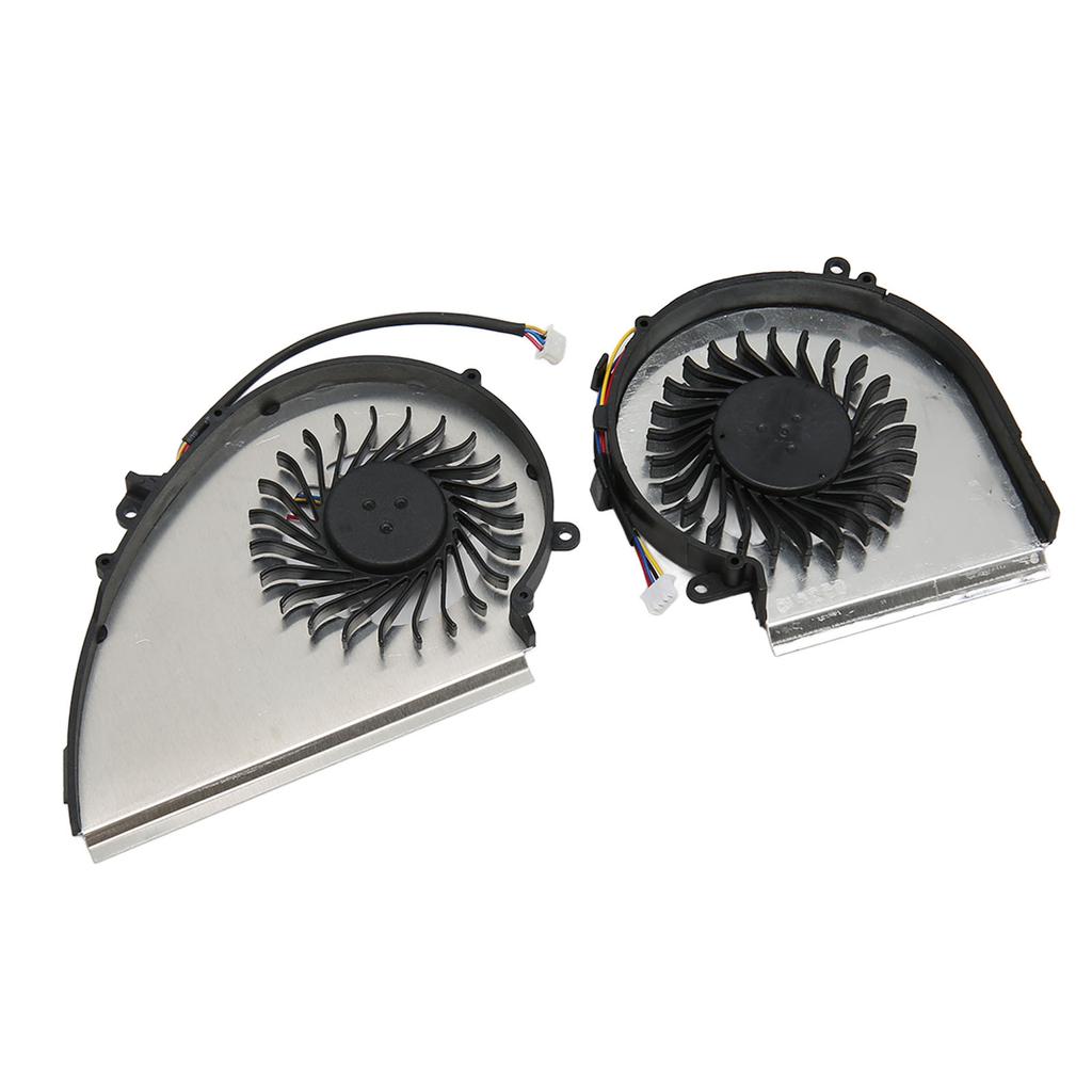 Cooling Fan 4 Pin Aluminum Alloy ABS Easy Replaceable Laptop Cooling Fan for MSI GE72VR GP72VR GP72MVR CPU Cooling Fan
