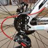 1 Pair Cycling Folding MTB Bike Black Metal Bicycle Foot Pegs Rear Seat Bike Pedals Footrests