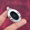 Obsidianauge 925 Sterling Silber Anhänger, handgefertigter Edelstein Anhänger Schmuck, Geschenke für Frau Brandneuer Anhänger