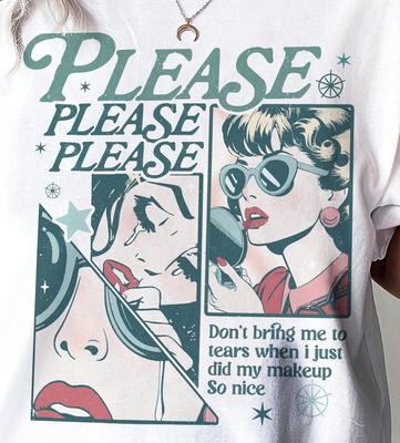 New Sabrina Carpenter Please Please Please Cotton Unisex S-5XL Shirt BI04_236 Unisex T-Shirt