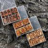 Winter Starry Sky Autumn Leopard Stickers Nail Foil Tortoiseshell Amber