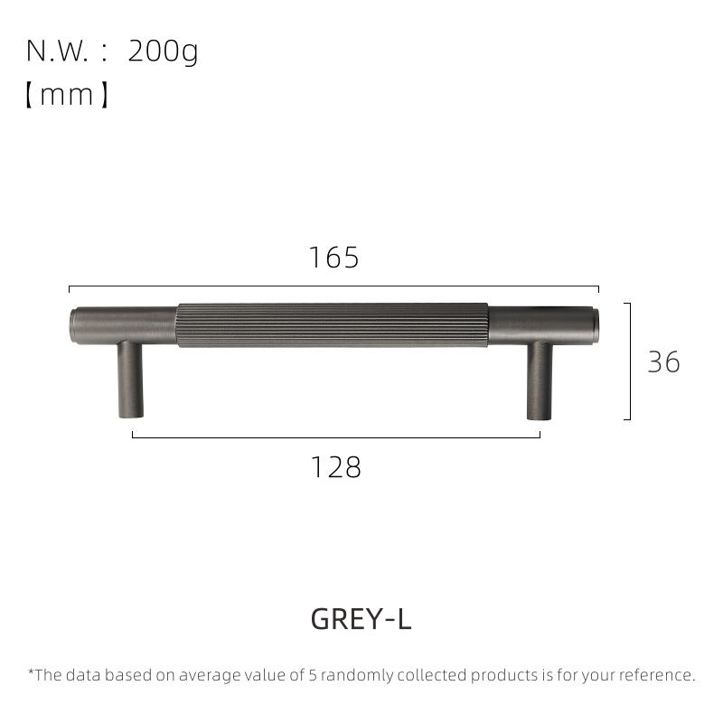 Dooroom Brass Stripe Furniture Handles Modern Brass Grey Wardrobe Dresser Cupboard Cabinet Drawer Shoe Box Wine Bar Pulls Knobs