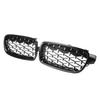 Pair Diamond Style Front Kidney Grill Grille For BMW 3 Series F30 F31 F35 F80 Saloon Estate 2011- Racing Grills