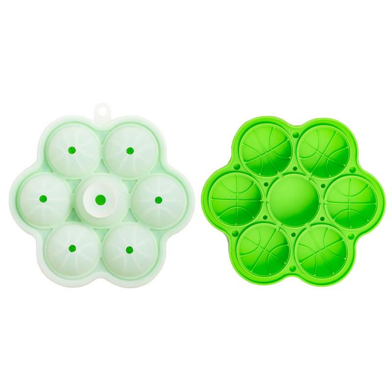 

7-Hole Silicone Round Ice Ball Tray