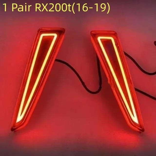 O pereche de mașini retrofitting bara spate reflector semnale lumină frână lampă pentru Lexus RX200t RX300 RX350 2016-2022