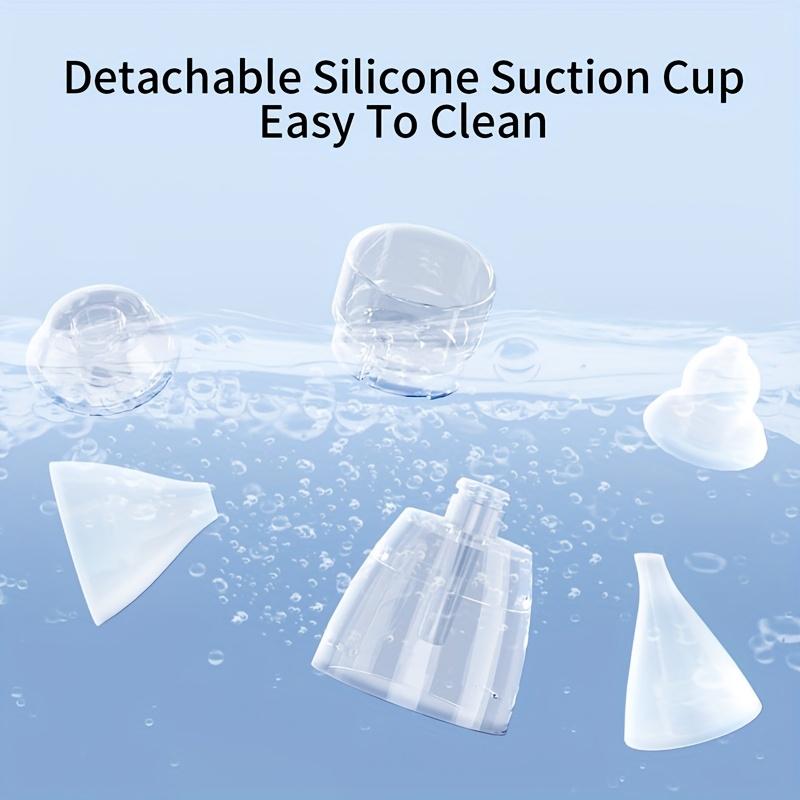Aspirator nazal portabil din silicon Clean Aspirator nazal 3 moduri de aspirație Aspirator nazal electric Iluminare calmantă și muzică de grădiniță