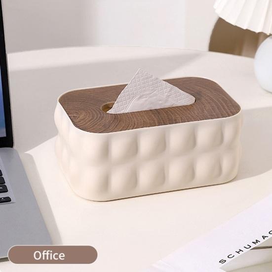 Taschentuchbox mit staubdichter, wasserdichter Abdeckung Moderner Stil Taschentuchbehälter für Zuhause, Büro, Badezimmer