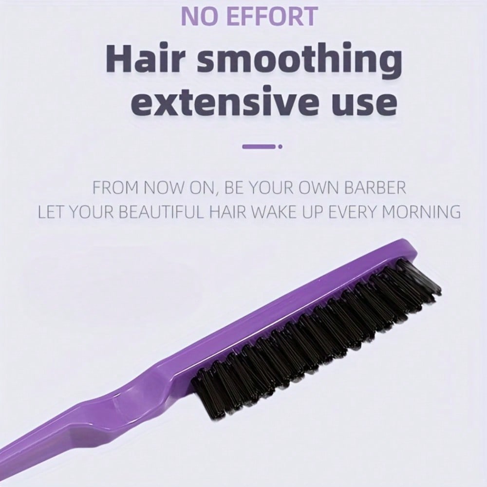 1pcs Pointed Tail Three Row Hair Comb, Fluffy Hair Styling Comb, Hair Cleaning And Hairdressing Tools