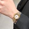 Women's Rhinestone Gypsy Stainless Steel Wristwatch Waterproof Quartz Watch