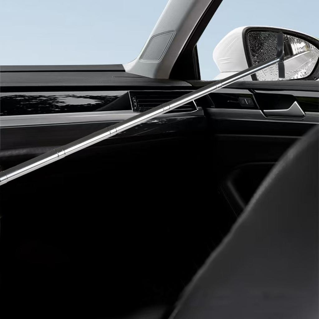 Car Rearview Mirror Wiper, Telescopic Multifunctional Wiper, Telescopic Window Washer, Glass Cleaning Brush, Wiper