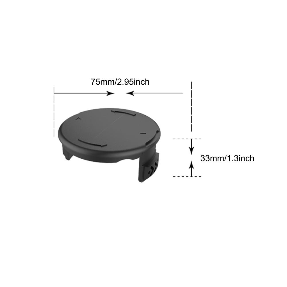 2PCS Spool Cap Spool Cover Replacement Compatible Design String Trimmer Spool Garden Mowing