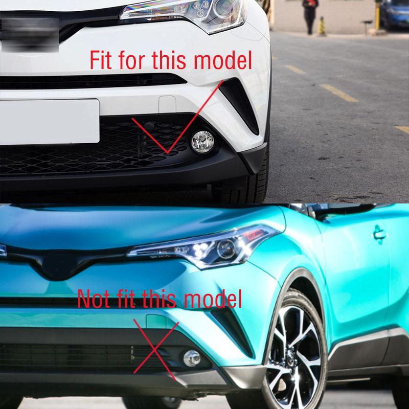 Pro Toyota C-HR CHR 2016 2017 2018 Auto Přední Zadní nárazník Kryt tažného háku Krytka tažného oka přívěsu