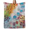 Flowers Throw Blanket Durable Warm Blanket for Daily Home Use