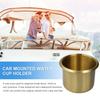 Einbau-Getränkehalter für den automatischen Einsatz, Messing, automatischer Wasserbecherhalter für Yacht, Boot, LKW