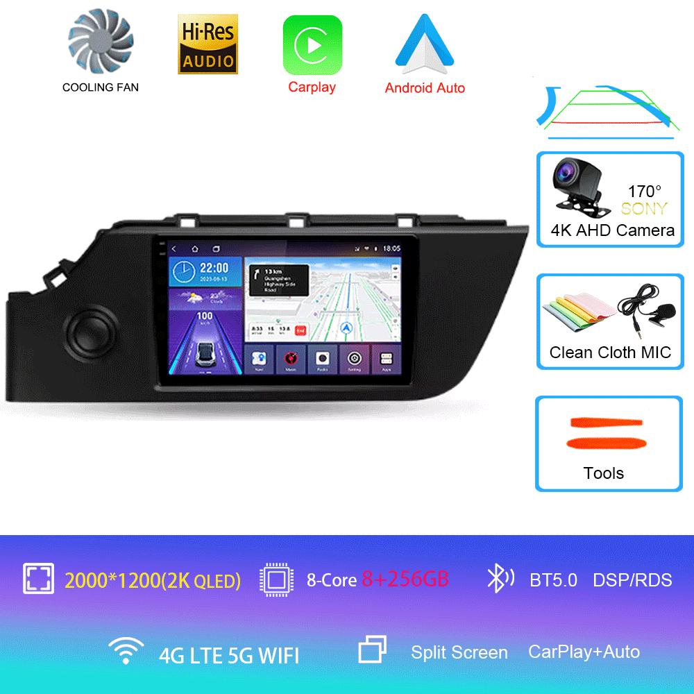 Android 14 Car Radio For Kia RIO 4 2016 - 2020 Multimedia Video Player Navigation Stereo GPS