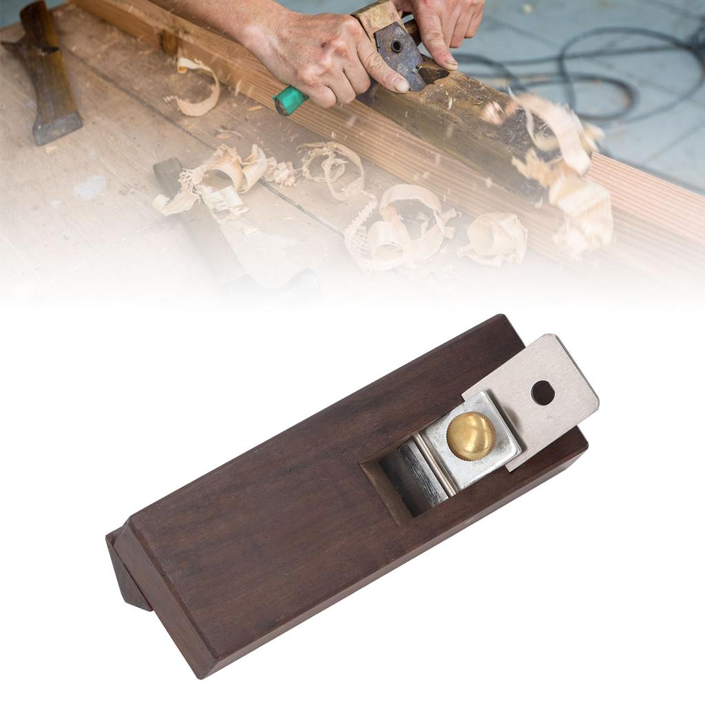 Rabbet Planer Ebony Wood 45° 60° Adjustable Multifunctional Carpenter Plane Hand Tool for Woodworkin