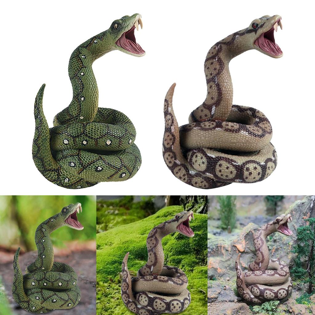 Toy Animal Figurine Python Toys Tricky Creepy Scary Jokes Artifical