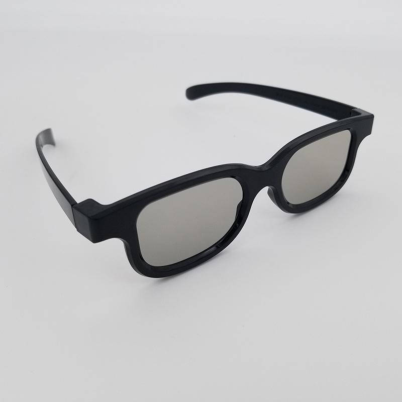 Polygonal Circular Full-Frame 3D Polarized Glasses for Adults - Movie Watching Stereo Glasses