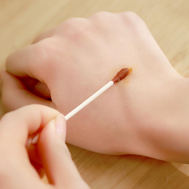 100 Stück Weiße Doppelseitige Papierstäbchen Wattestäbchen, Reinigungs-Einweg-Make-up-Entfernungs- und Kosmetik-Wattestäbchen