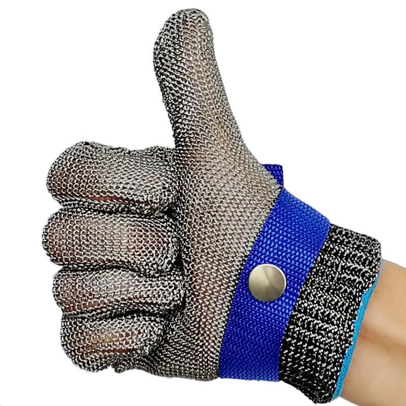 Bingyi Men's Level 5 Cut-Resistant Steel Wire Glove