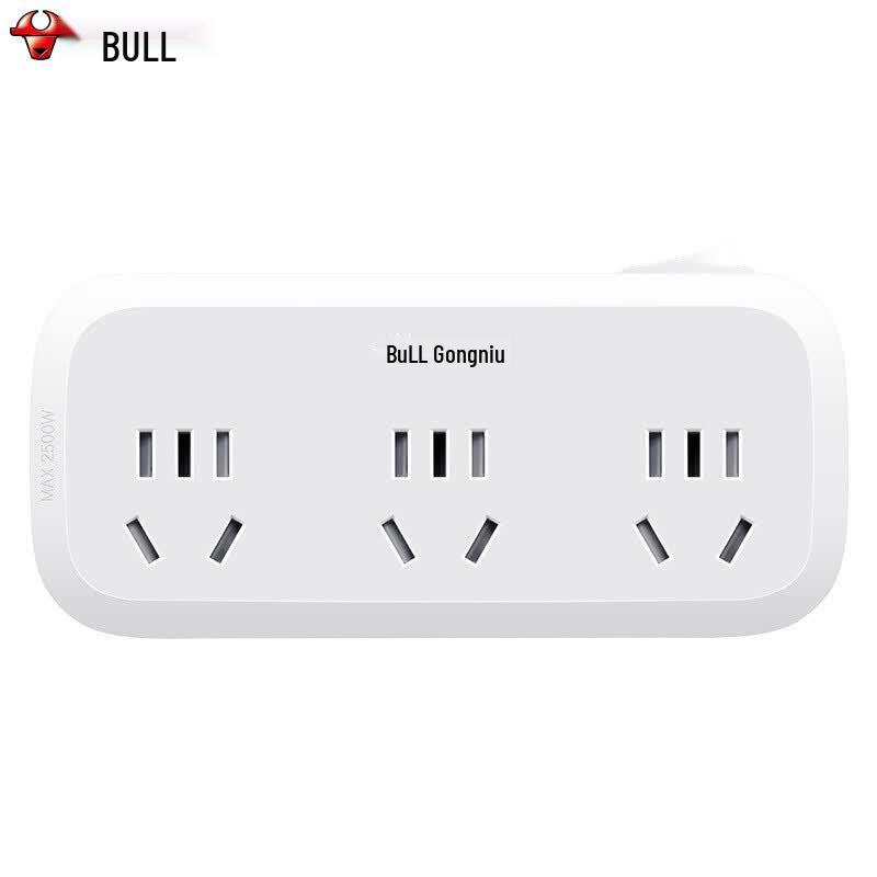 BULL GN-933K New National Standard 3-Way Power Converter Plug 3-Way Master Control