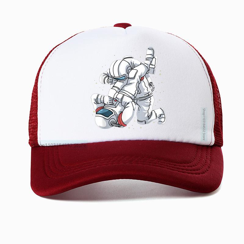 Funny Astronaut Brazilian Jiu Jitsu BJJ MMA Unisex Baseball Cap Adjustable Mesh Breathable Trucker Hat