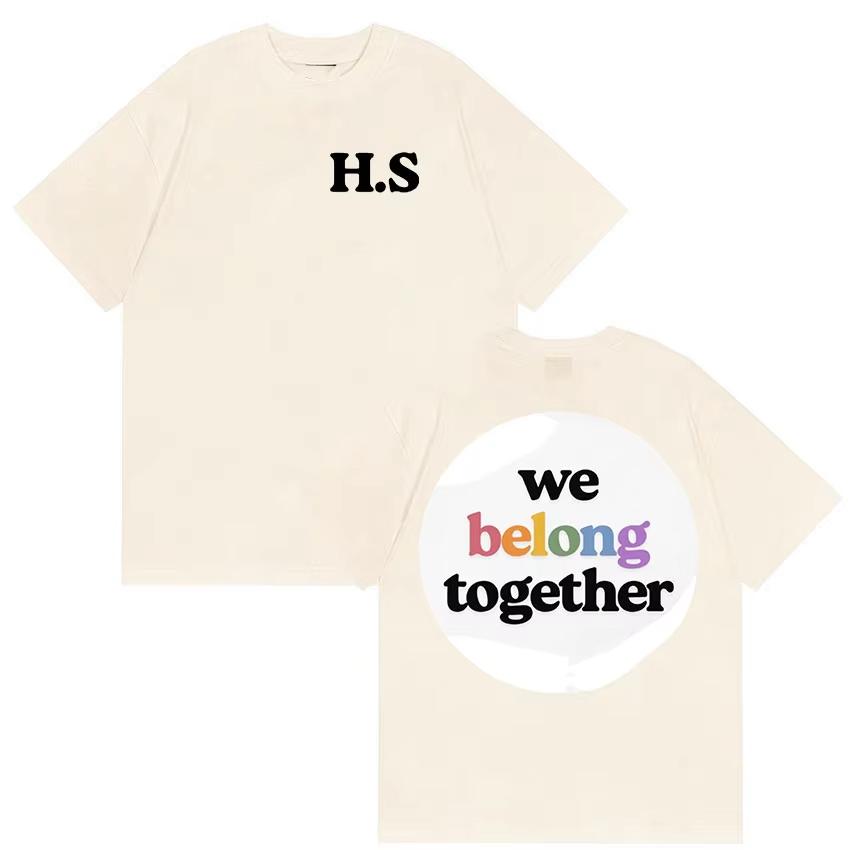 Harry Styles We Belong Together Graphic T Shirt Men Women ONeck Fashion Casual Cotton Tshirt Pop Fans Gift Clothing Tshirt